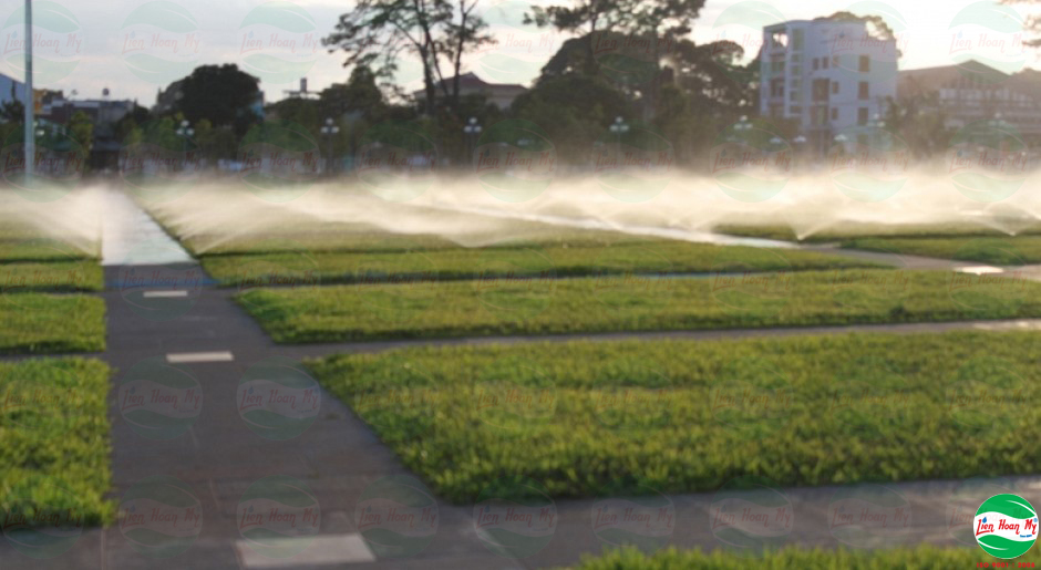 Tưới tự động Quảng Trường Gia Lai